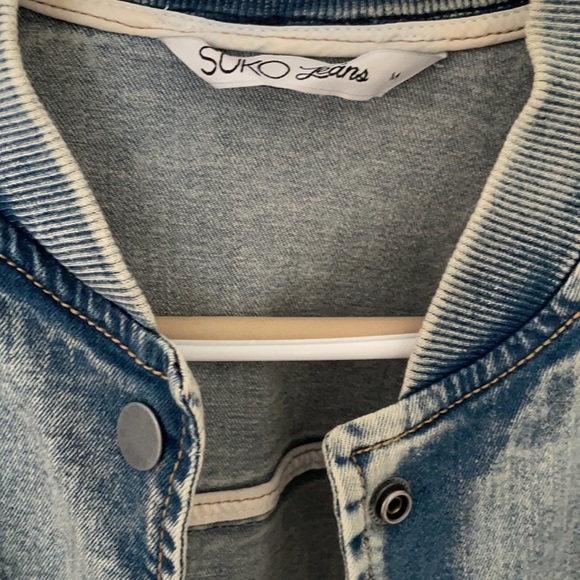 Silo Jeans | Bomber Jean Jacket - Picture 2 of 4